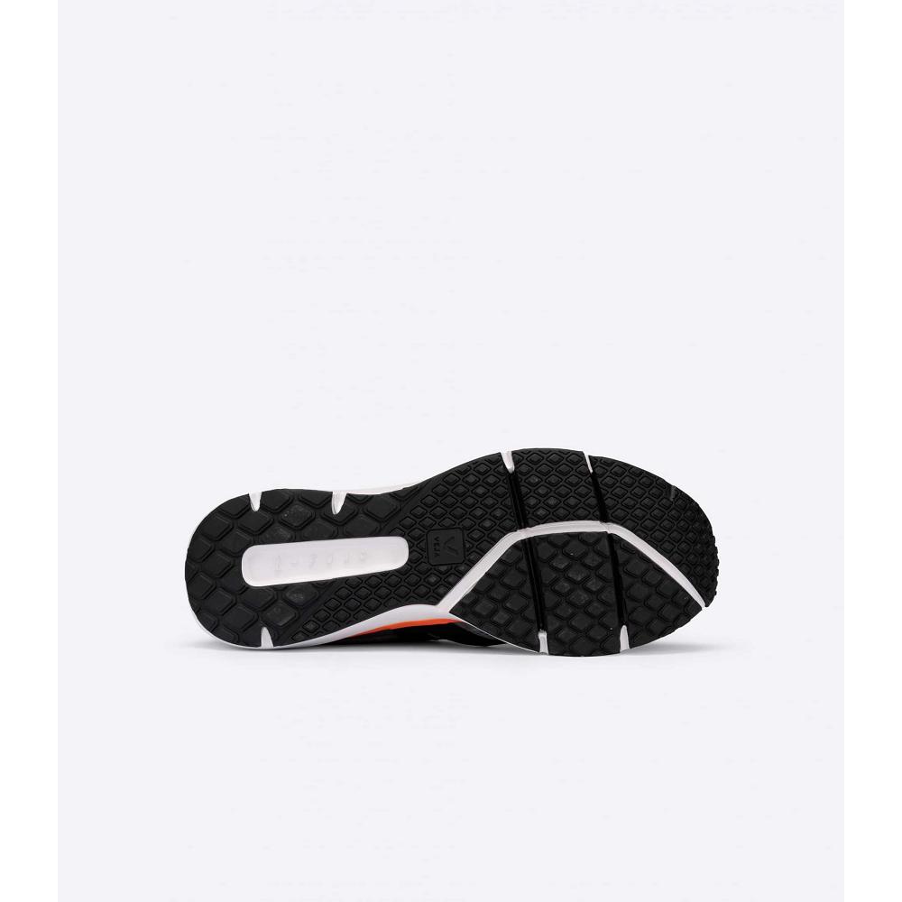 Veja CONDOR 2 ALVEOMESH Cipő Női Black/Orange | HU 490JPQ